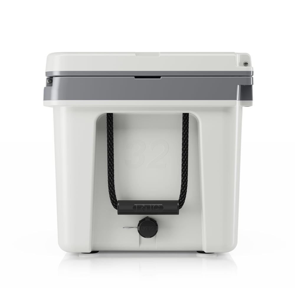 32 QT Ultra-Light Cooler White & Grey - Image 4