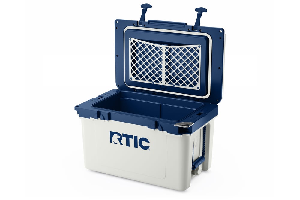 32 QT Ultra-Light Cooler Cool Grey & Navy - Image 3
