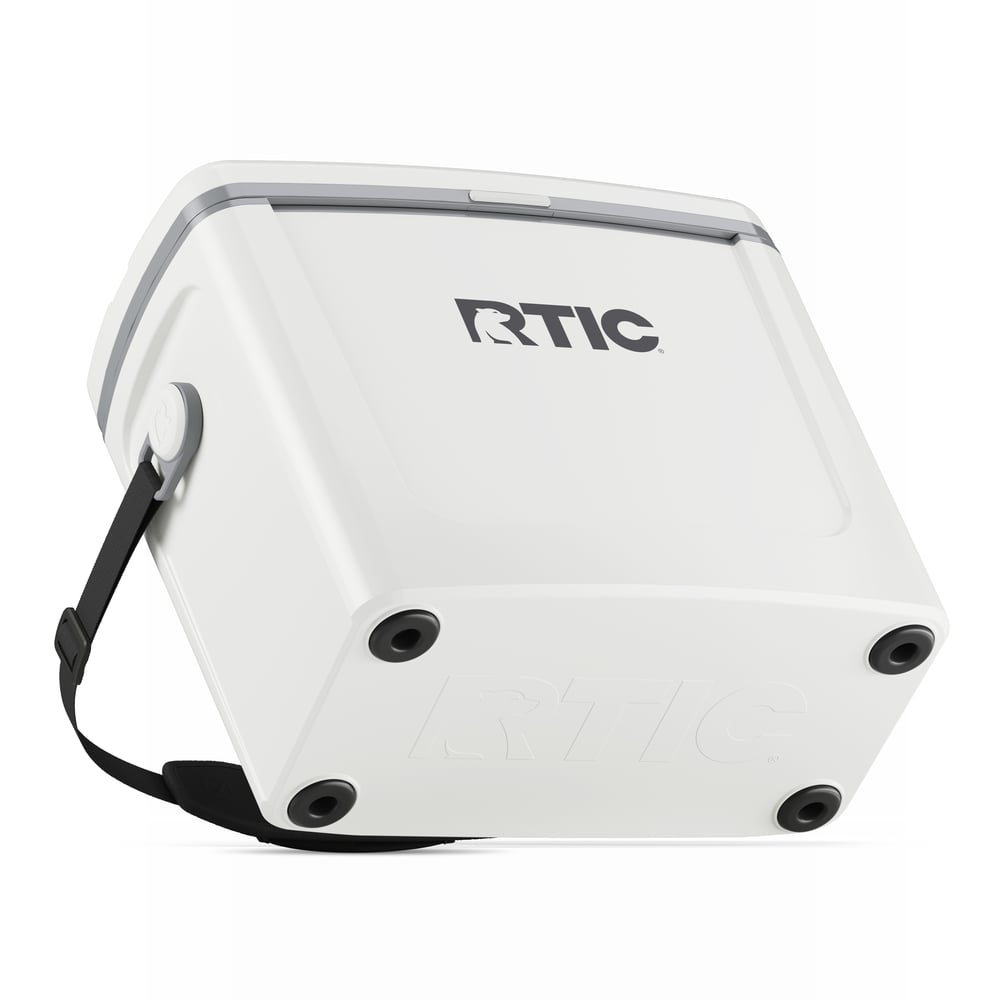 16 QT Road Trip Cooler White & Grey - Image 6
