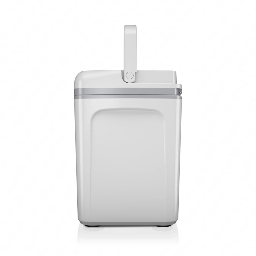 8 QT Road Trip Personal Cooler White & Grey - Image 3