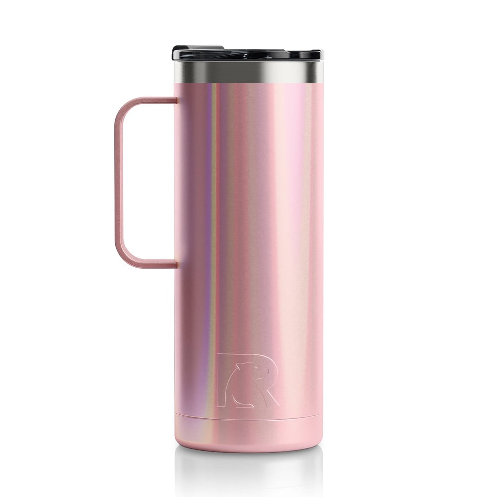 Travel Mug Dusty Rose Glitter