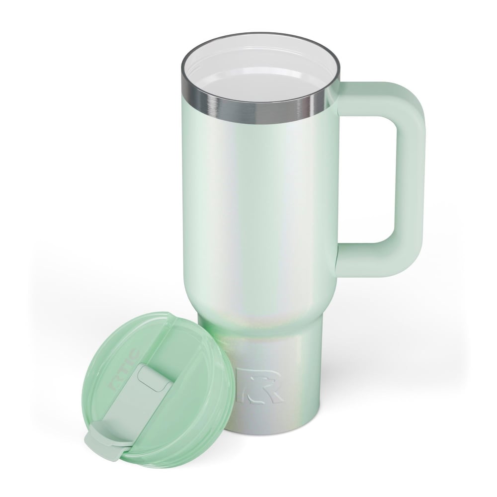 Road Trip Tumbler Fresh Mint Glitter - Image 3