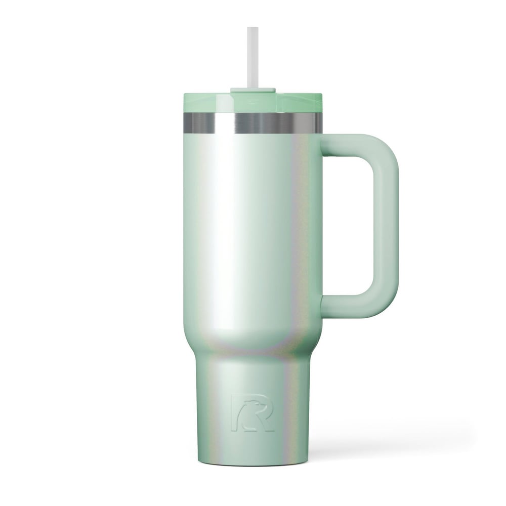 Road Trip Tumbler Fresh Mint Glitter - Image 7