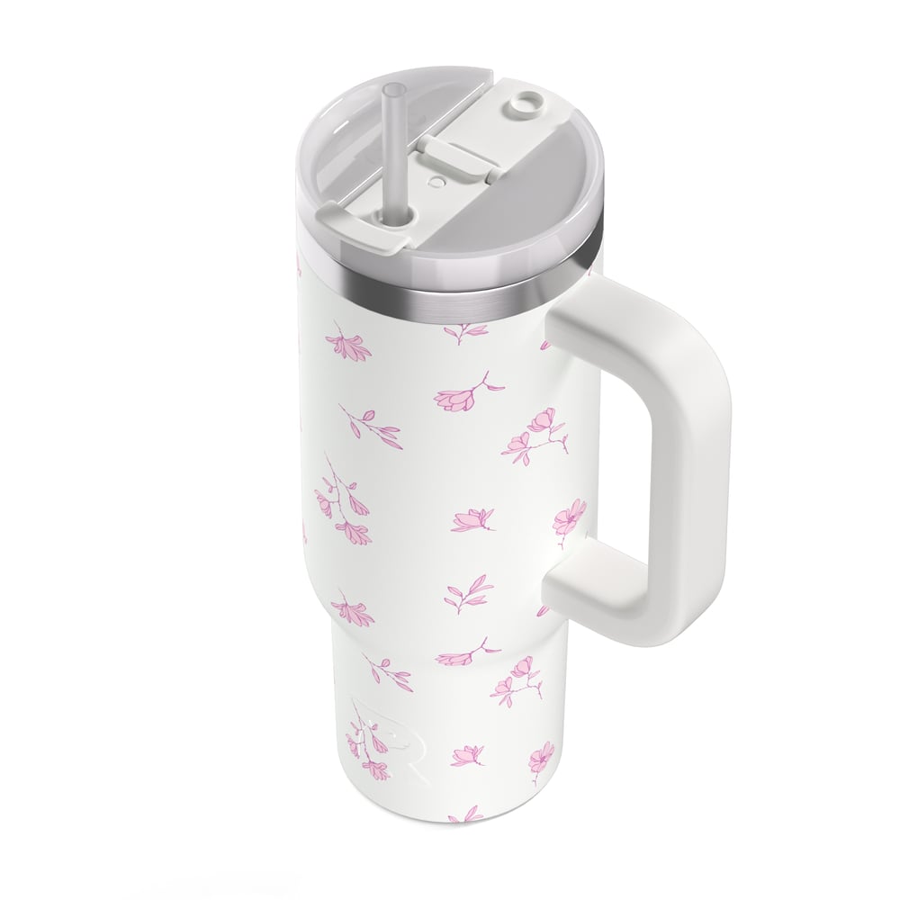 Road Trip Tumbler Pink Magnolias - Image 5