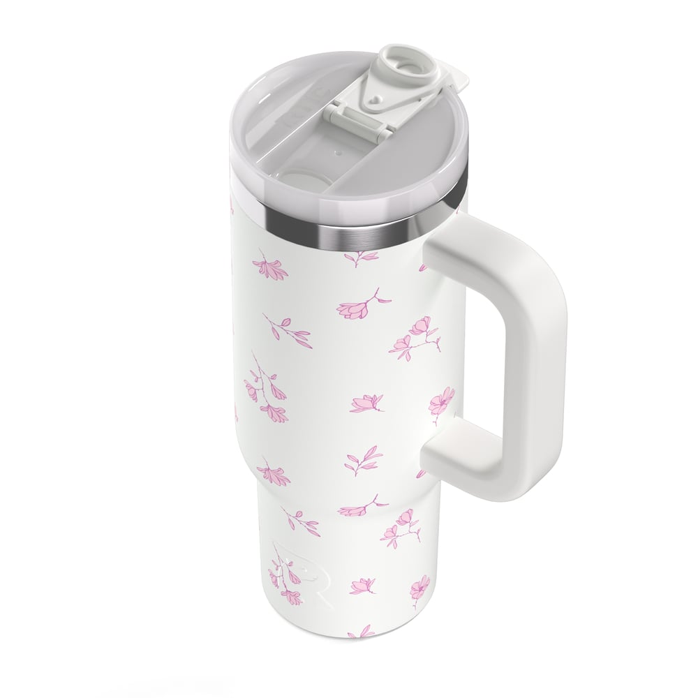 Road Trip Tumbler Pink Magnolias - Image 6