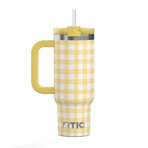 Road Trip Tumbler Sunlight Gingham