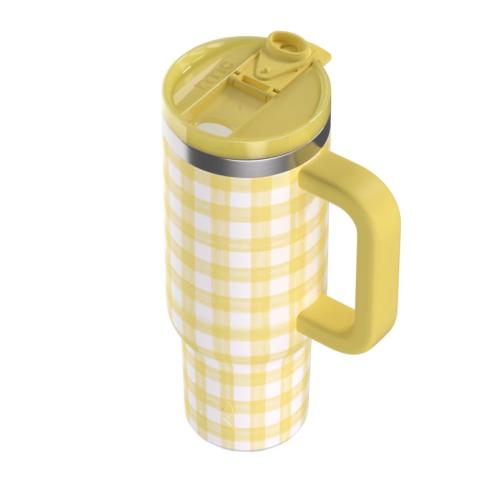 Road Trip Tumbler Sunlight Gingham - Image 6