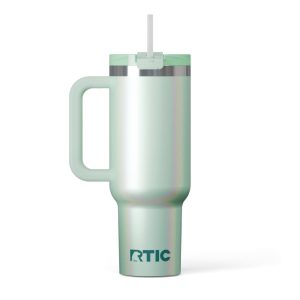Road Trip Tumbler Fresh Mint Glitter