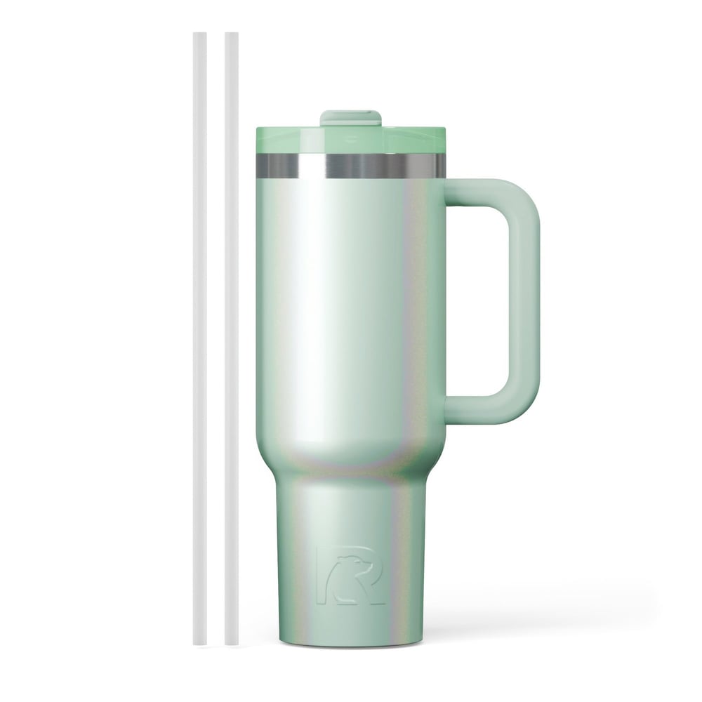 Road Trip Tumbler Fresh Mint Glitter - Image 2