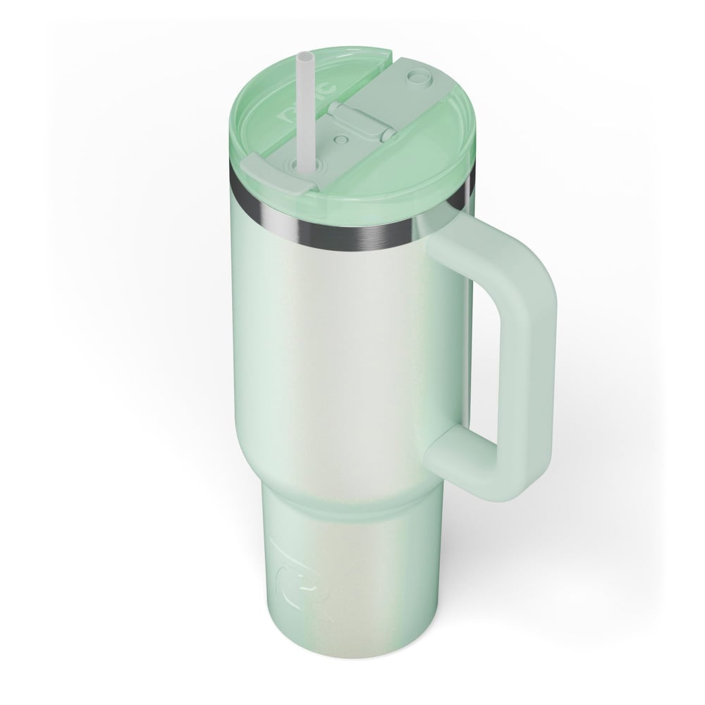 Road Trip Tumbler Fresh Mint Glitter - Image 4