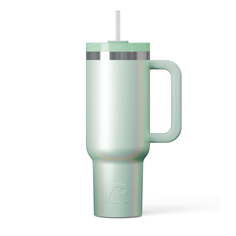 Road Trip Tumbler Fresh Mint Glitter - Image 7