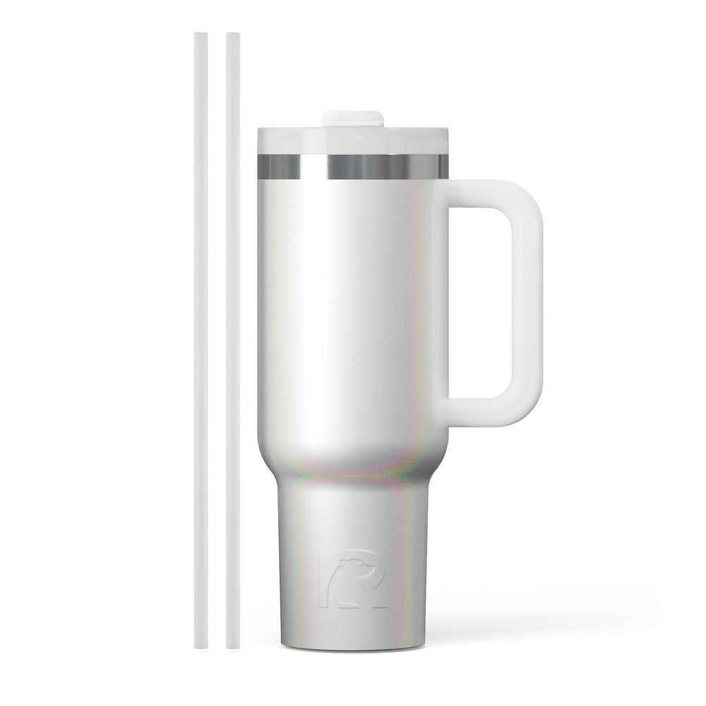 Road Trip Tumbler White Glitter - Image 2