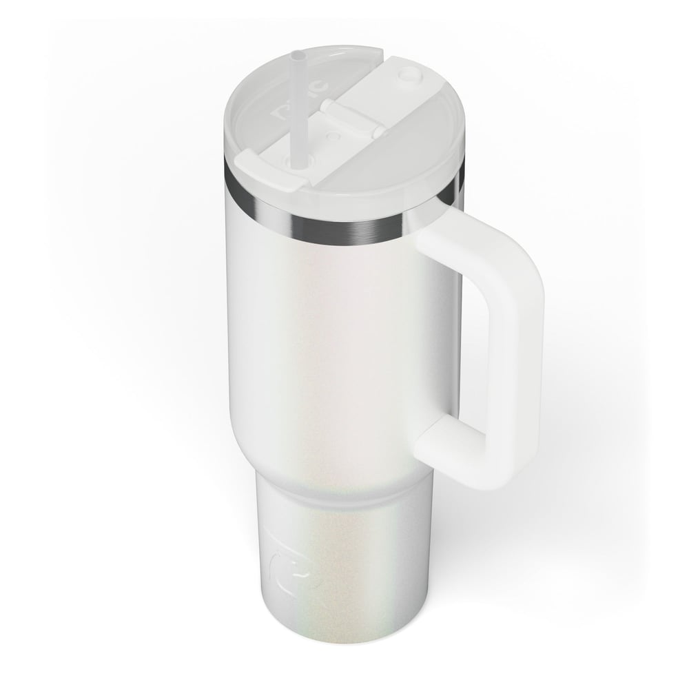 Road Trip Tumbler White Glitter - Image 4