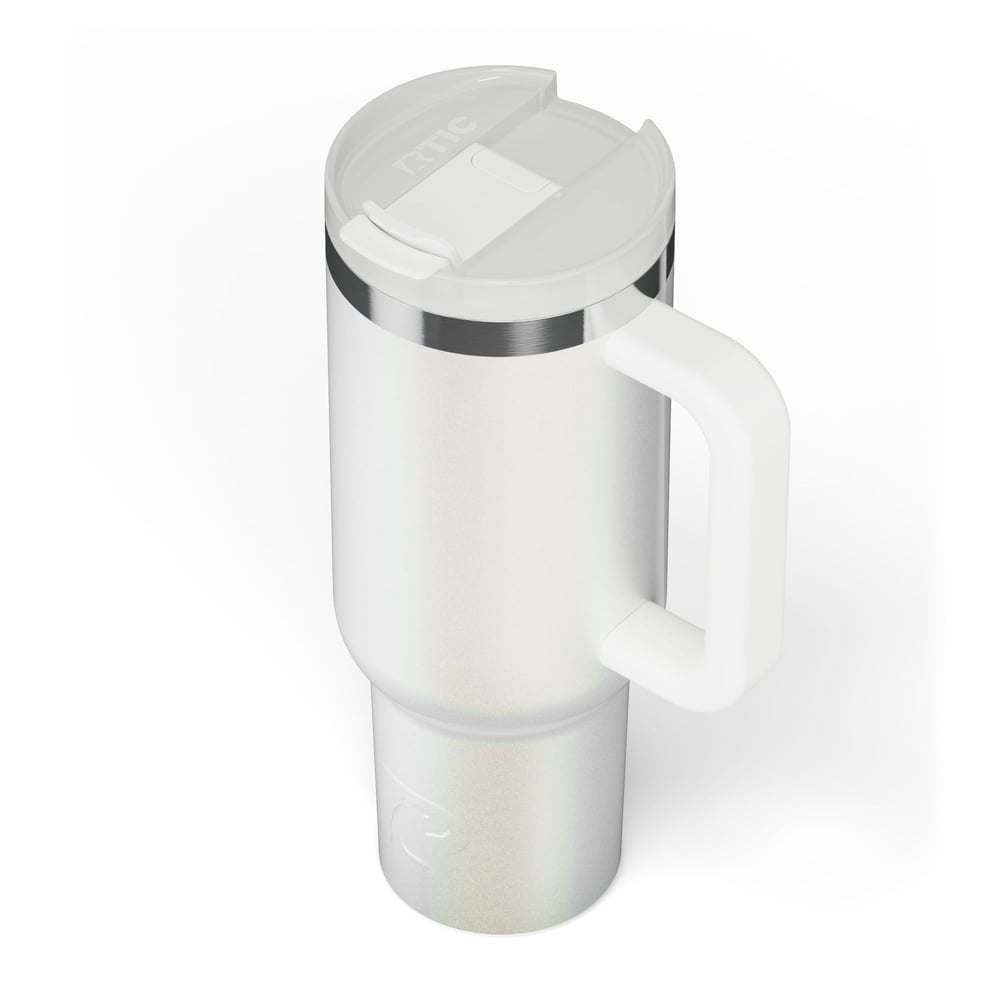 Road Trip Tumbler White Glitter - Image 6