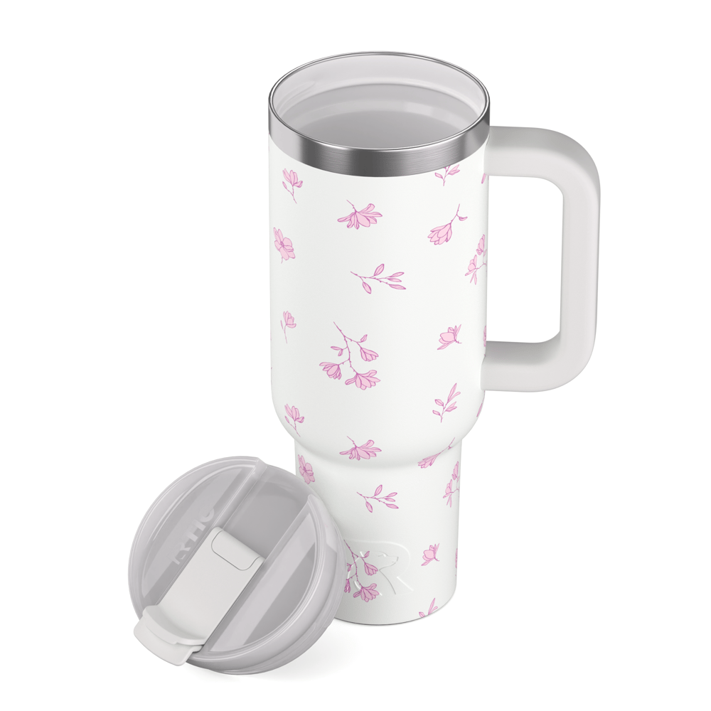 Road Trip Tumbler Pink Magnolias - Image 4