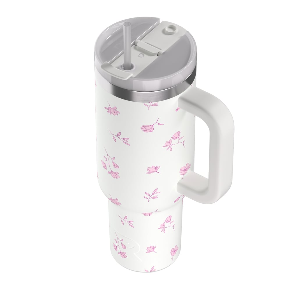 Road Trip Tumbler Pink Magnolias - Image 5