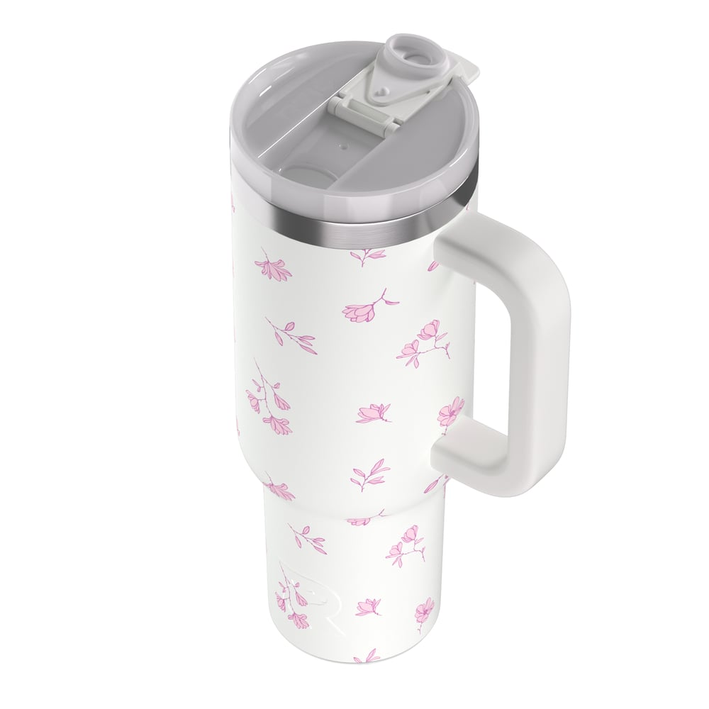 Road Trip Tumbler Pink Magnolias - Image 6