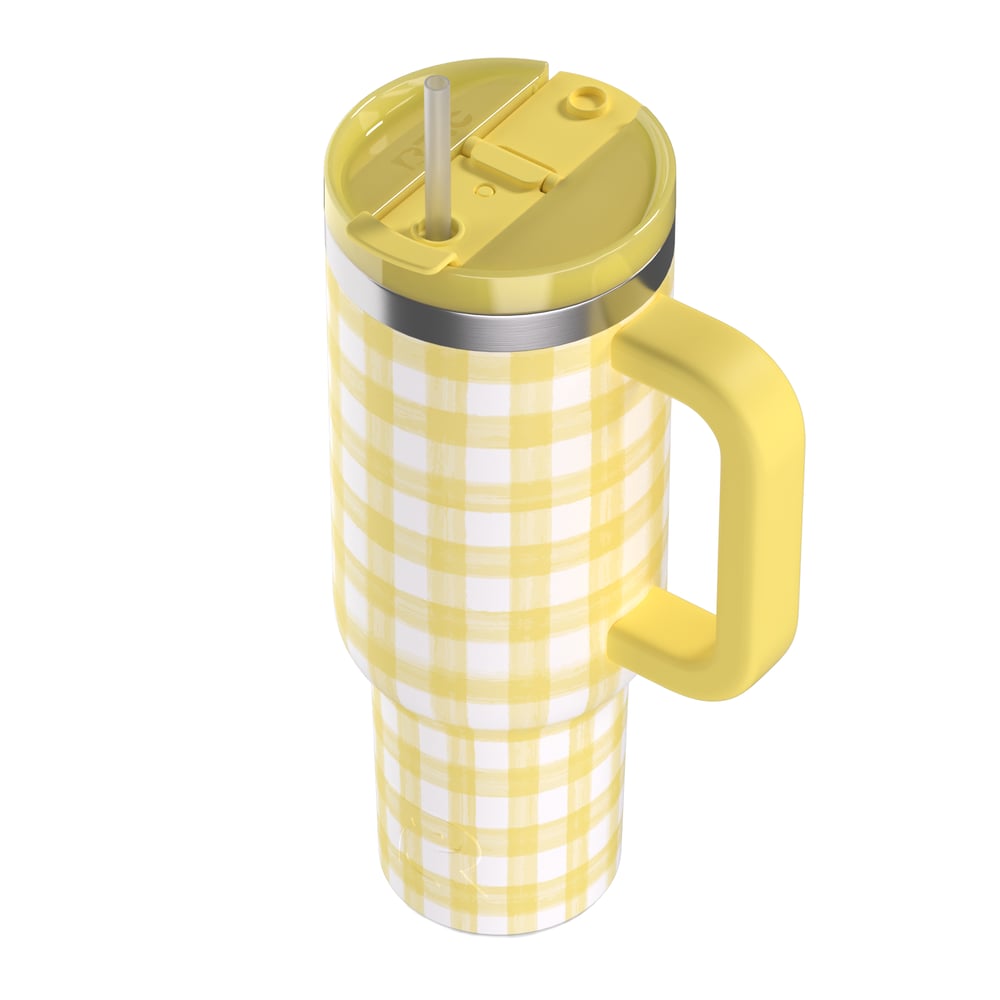 Road Trip Tumbler Sunlight Gingham - Image 5