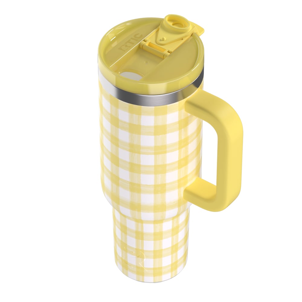 Road Trip Tumbler Sunlight Gingham - Image 6
