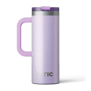 Road Trip Travel Mug Lavender Glitter