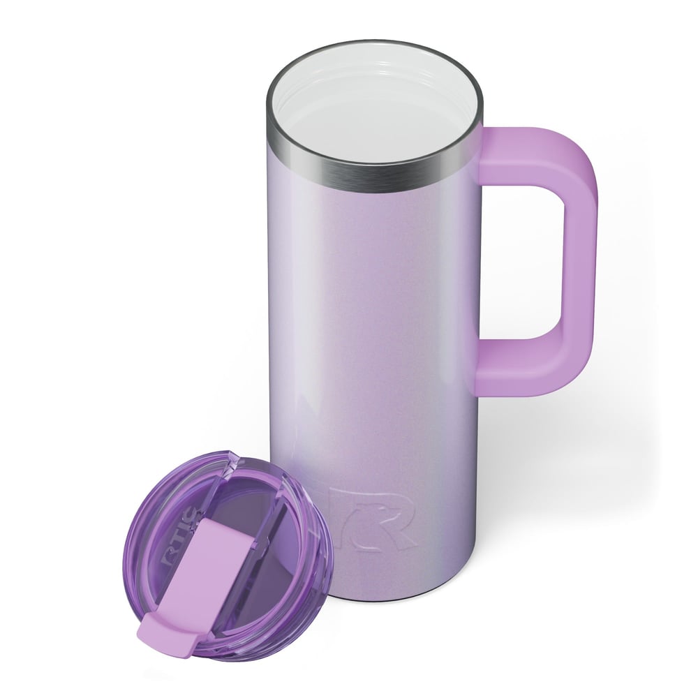 Road Trip Travel Mug Lavender Glitter - Image 4
