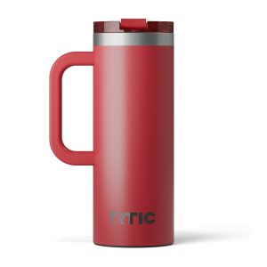 Road Trip Travel Mug Flag Red