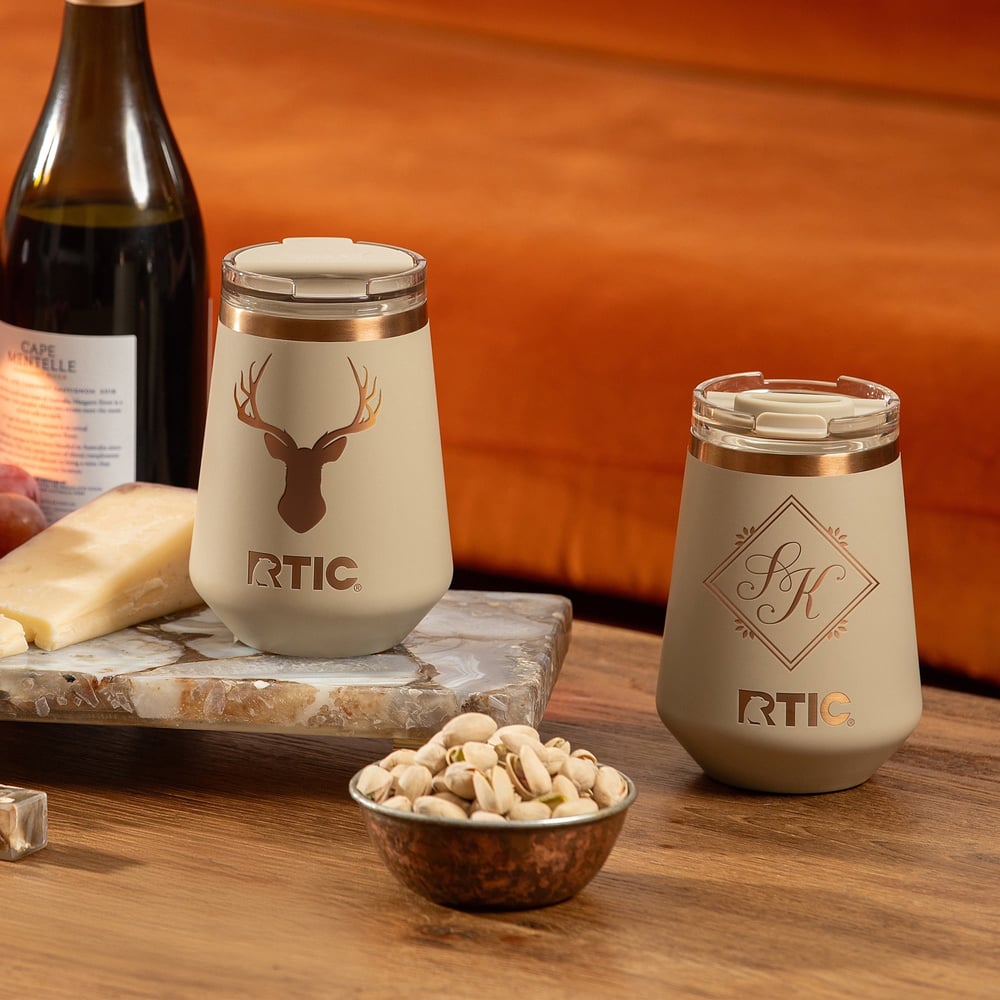 12oz Happy Hour Wine Tumbler Dark Beach - Image 10