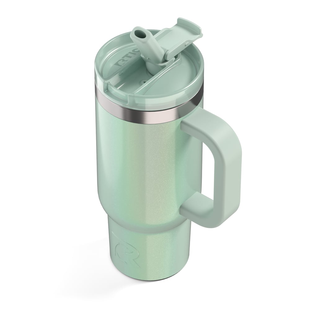16oz Little Road Trip Tumbler Fresh Mint Glitter - Image 5