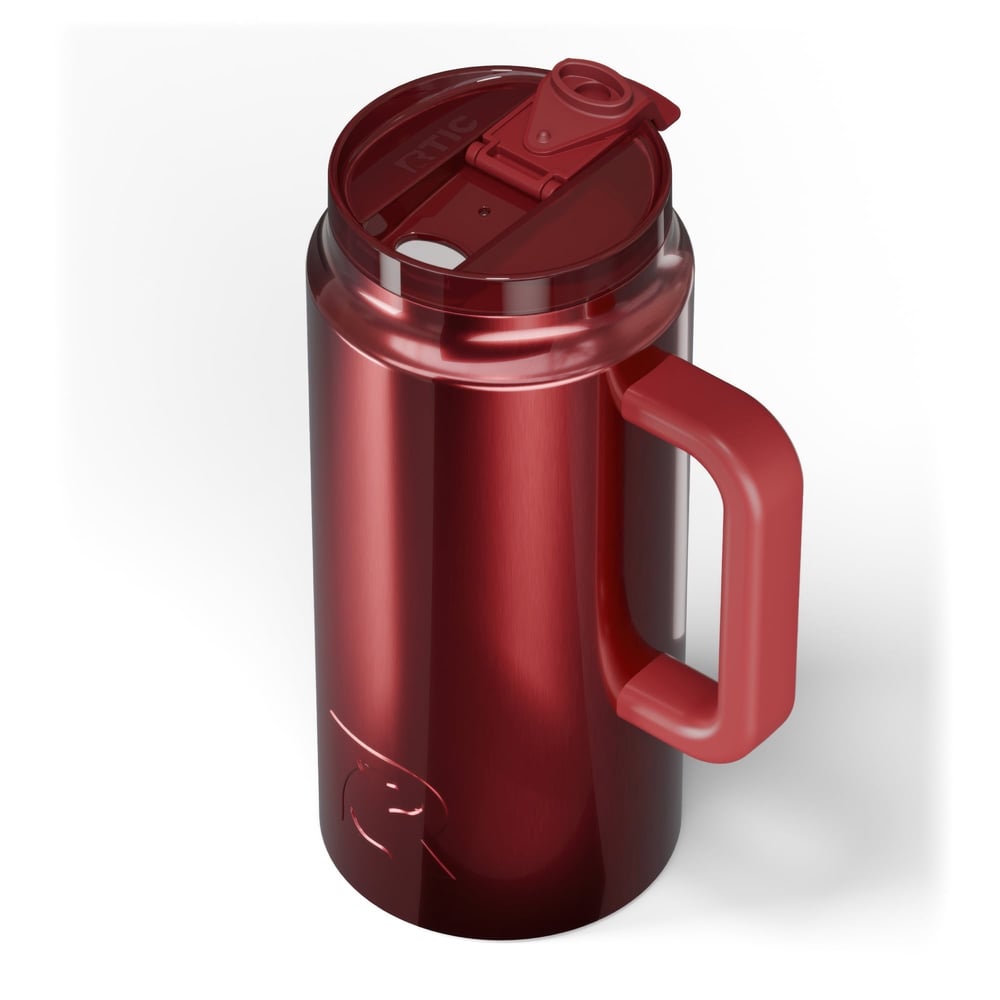 64oz Road Trip Tumbler Black Cherry Metallic - Image 5