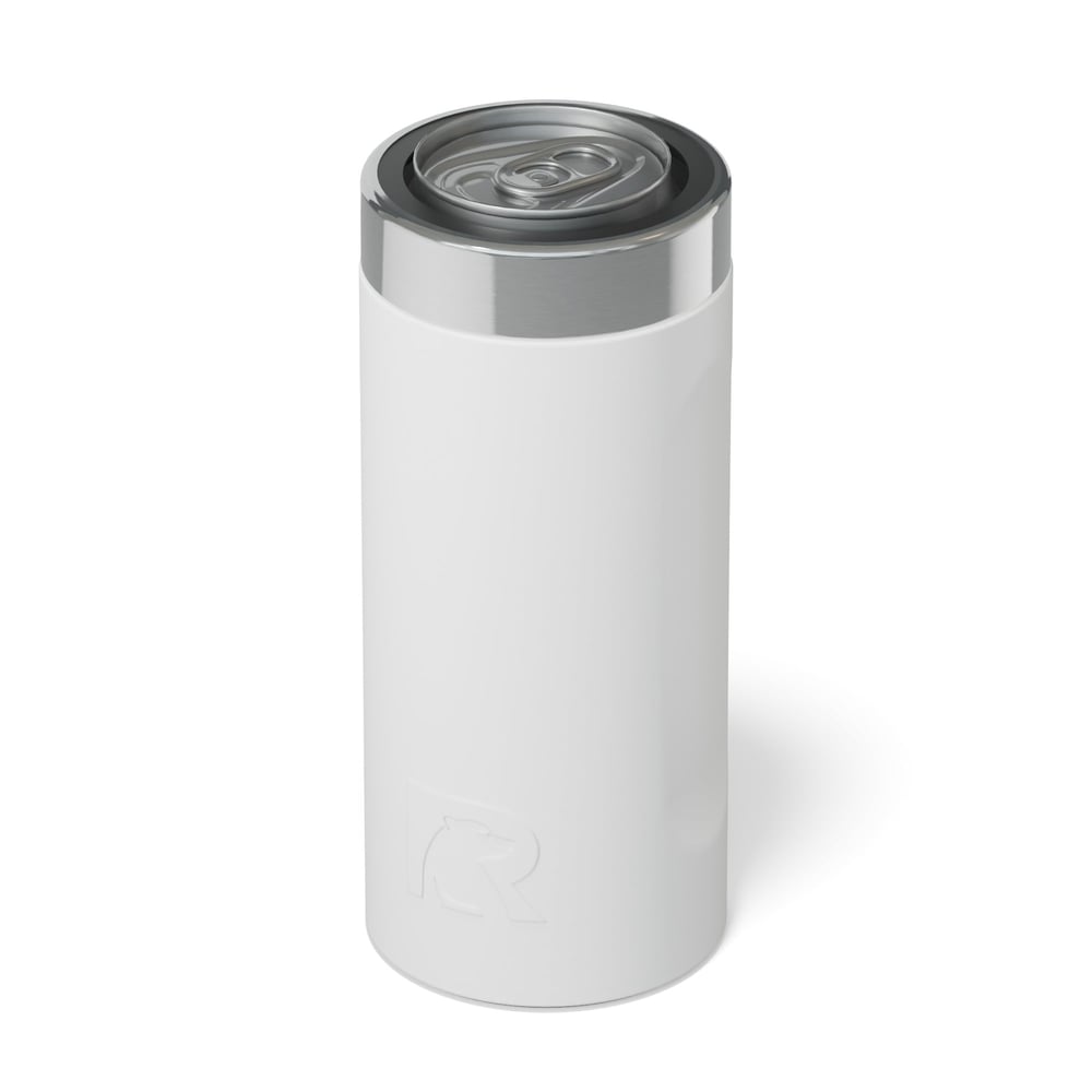 24oz Essential Can Cooler White - Image 3