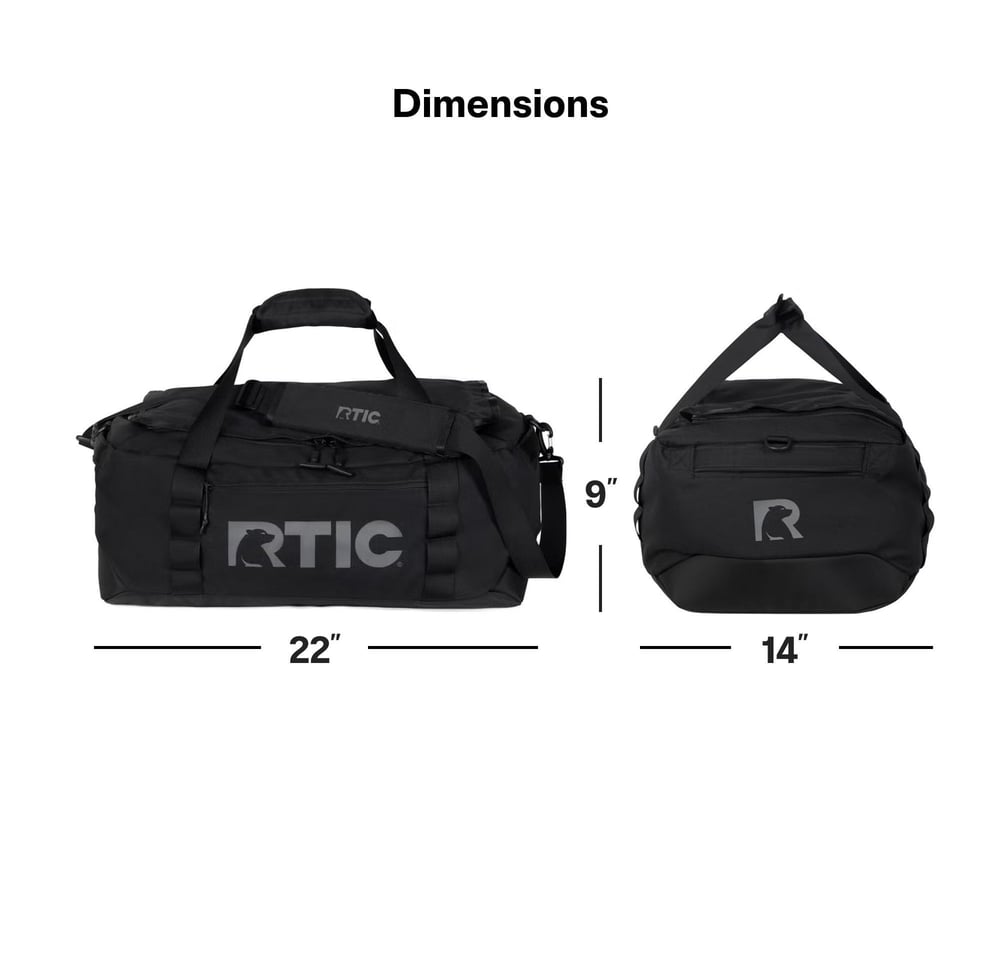 Road Trip Duffle Bag Olive & Beach - Image 10
