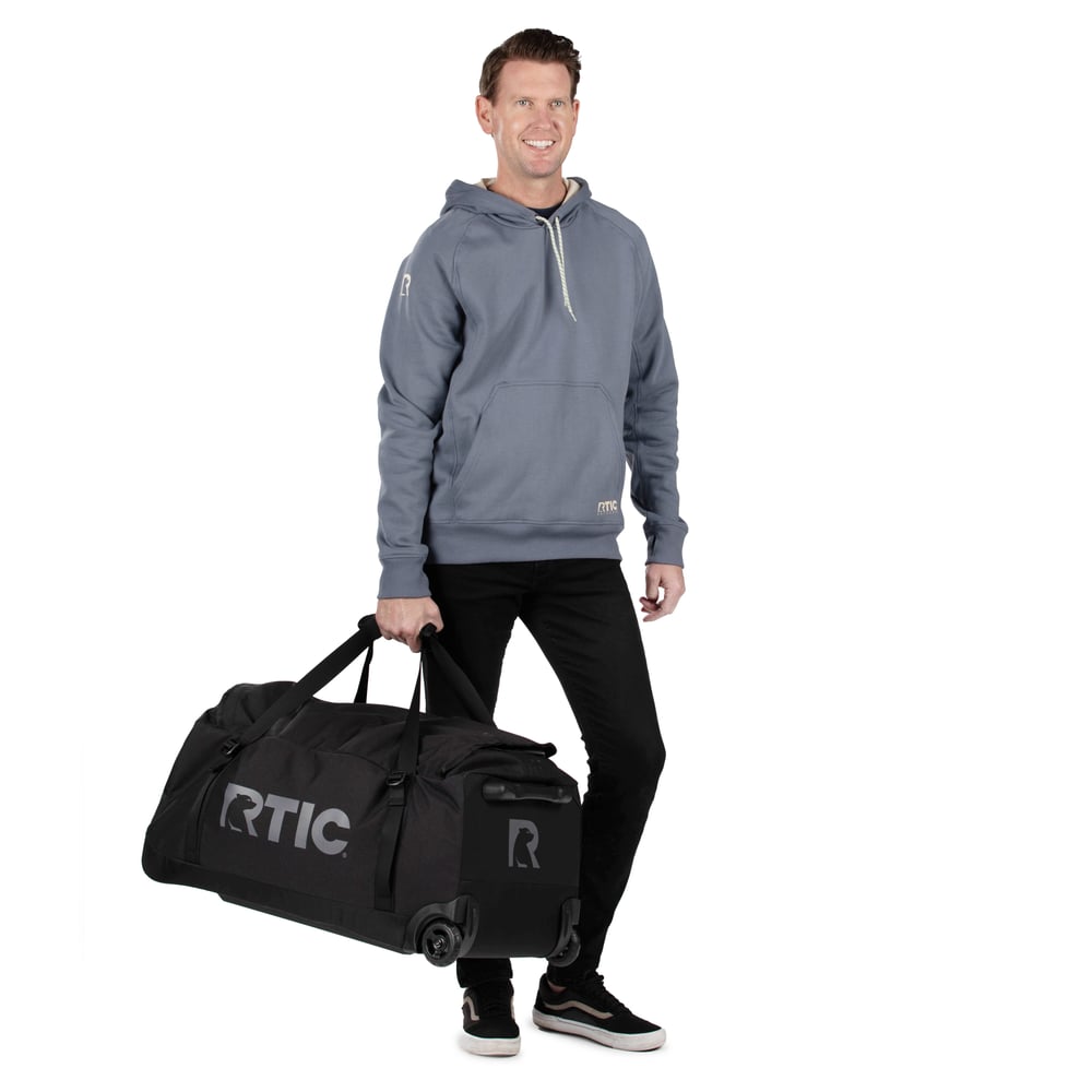 Road Trip Rolling Duffle Bag Black - Image 16