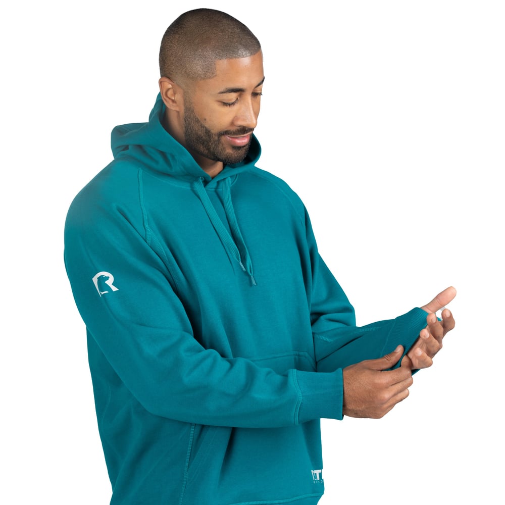 Water-Repellent Pullover Hoodie – Relaxed Fit Deep Harbor - Image 4