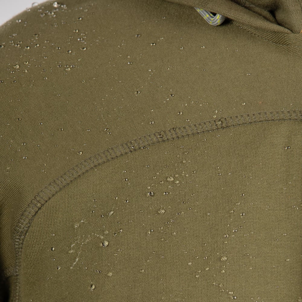 Men's Water-Repellent Full-Zip Hoodie Granite - Image 9