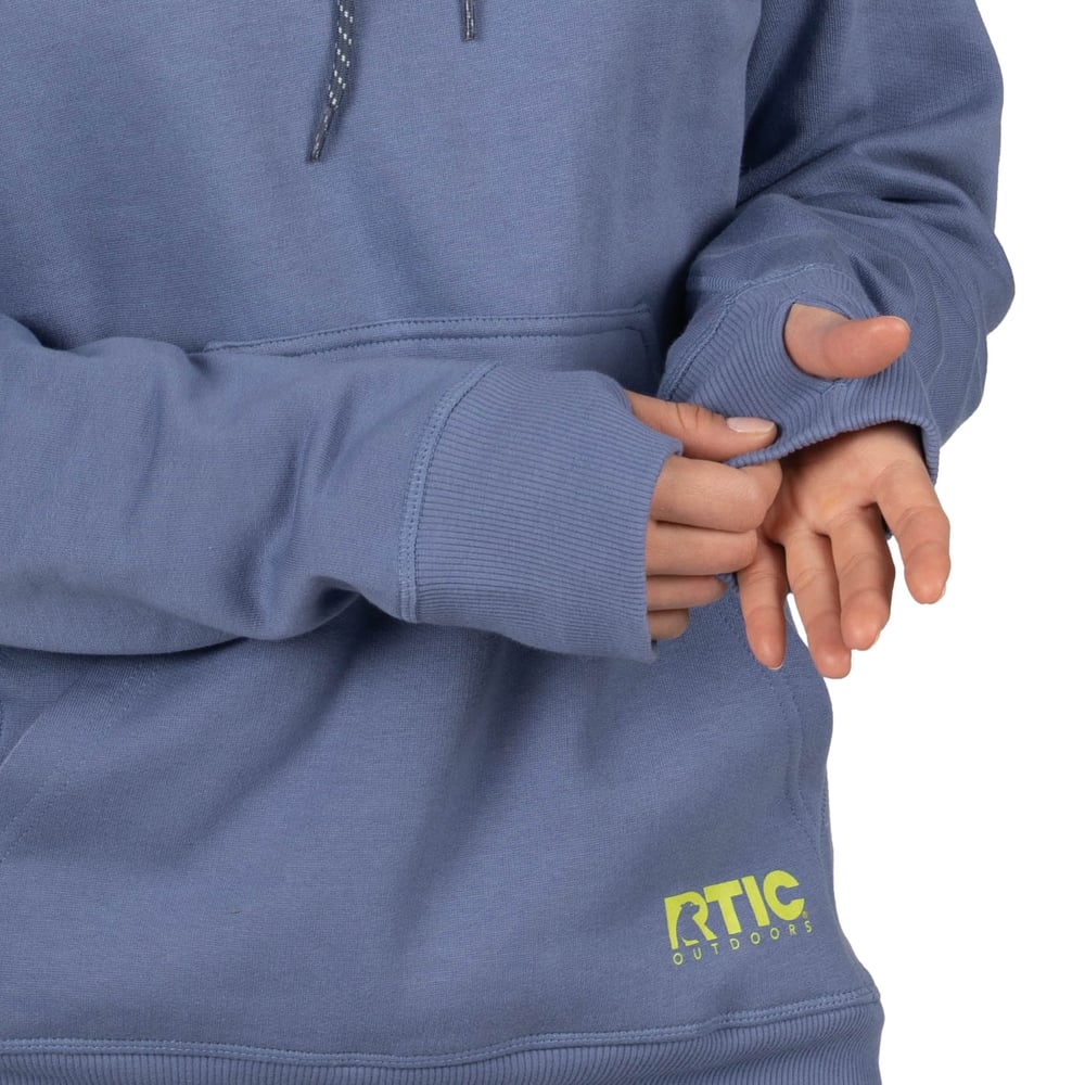 Water-Repellent Pullover Hoodie – Athletic Fit Cobalt - Image 6