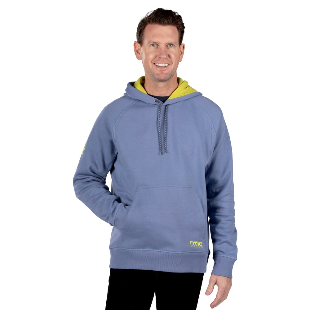 Water-Repellent Pullover Hoodie – Athletic Fit Cobalt - Image 2