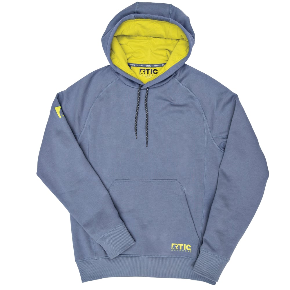 Water-Repellent Pullover Hoodie – Athletic Fit Cobalt - Image 4