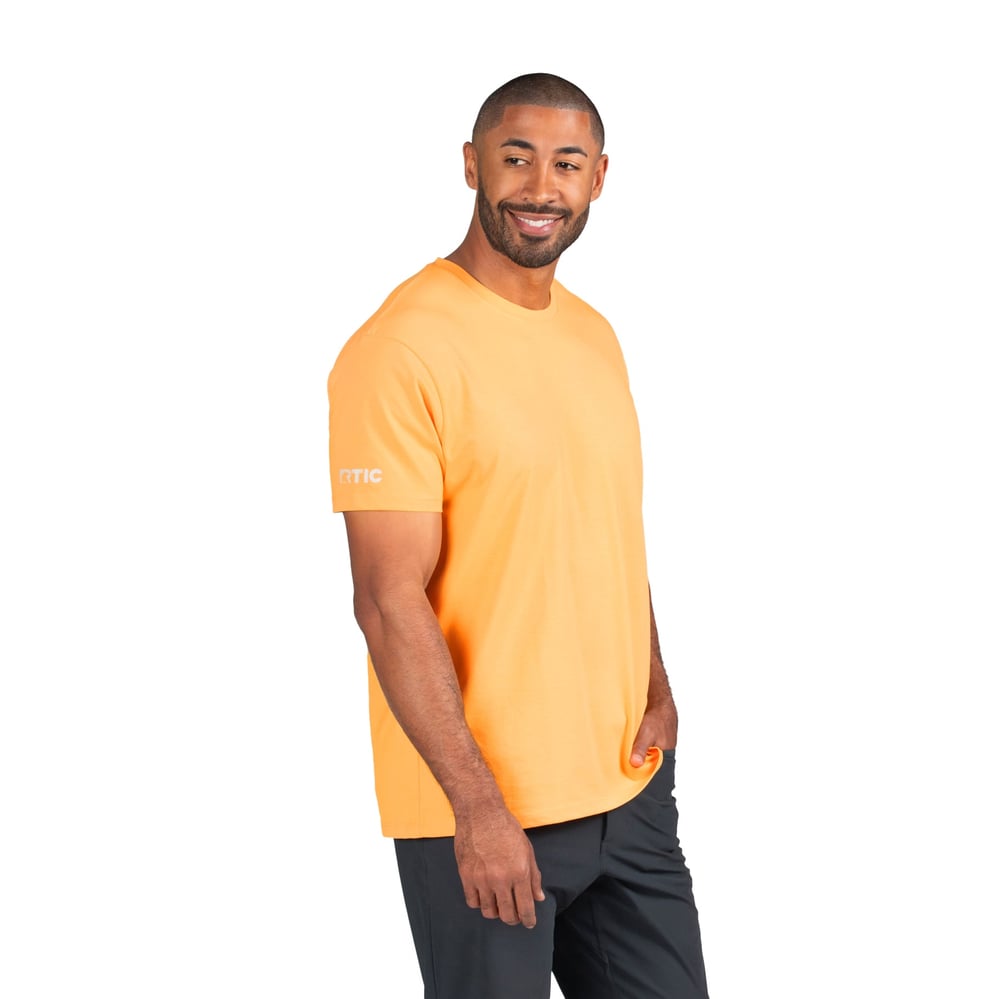 RTIC Logo Short Sleeve T-Shirt Amber - Image 2