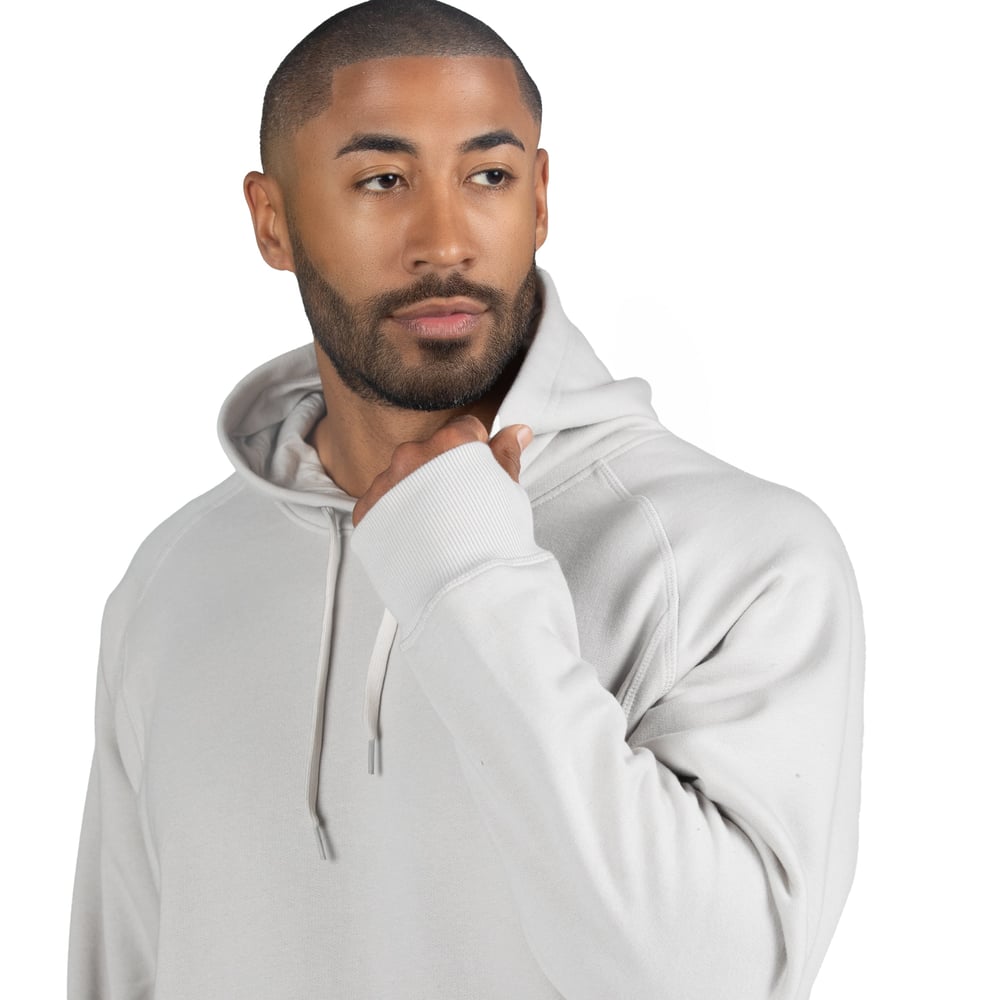 Water-Repellent Pullover Hoodie – Relaxed Fit Vapor - Image 4