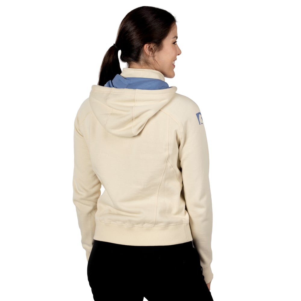 Women's Water-Repellent Full-Zip Hoodie Bone - Image 7