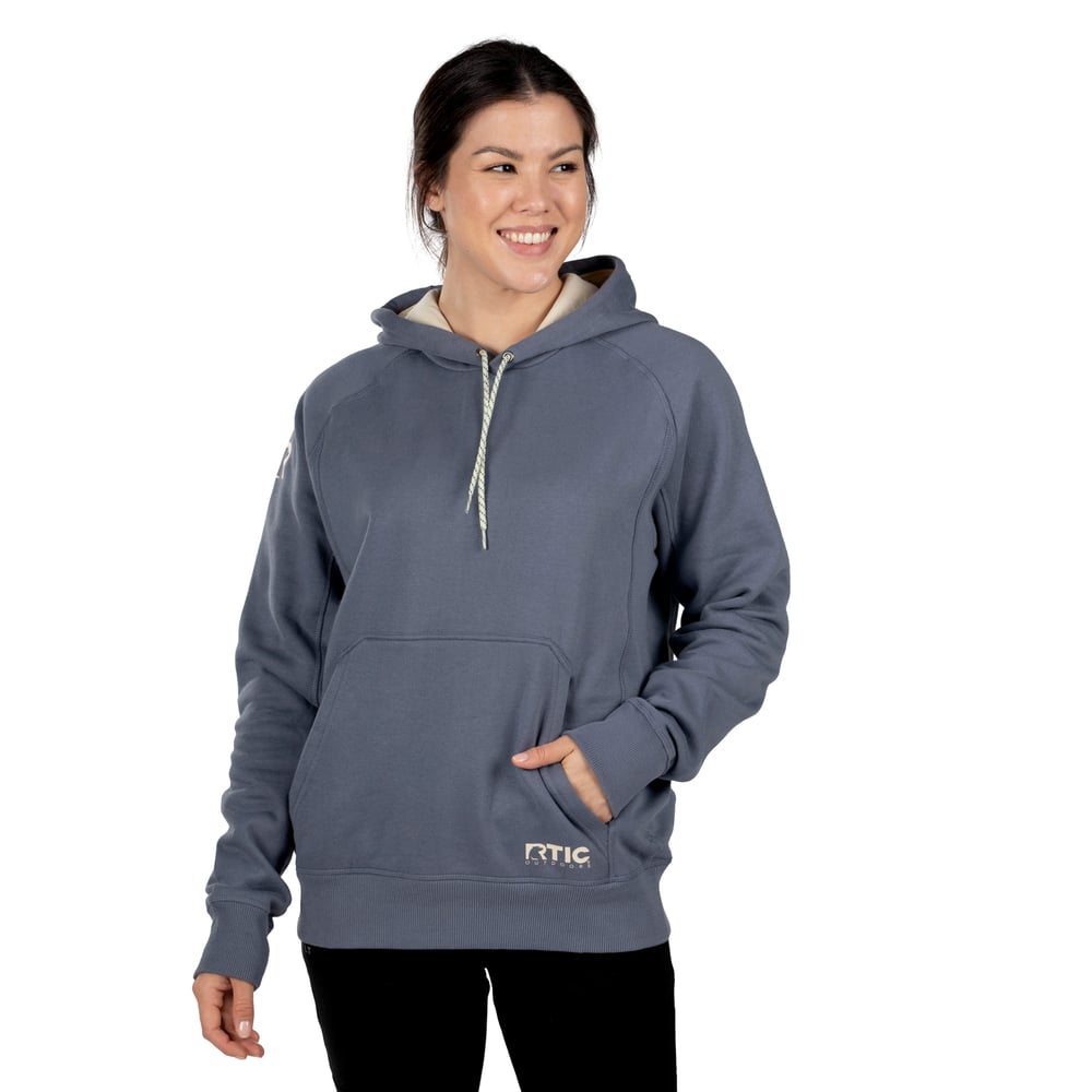 Water-Repellent Pullover Hoodie – Athletic Fit Gray Stone - Image 3