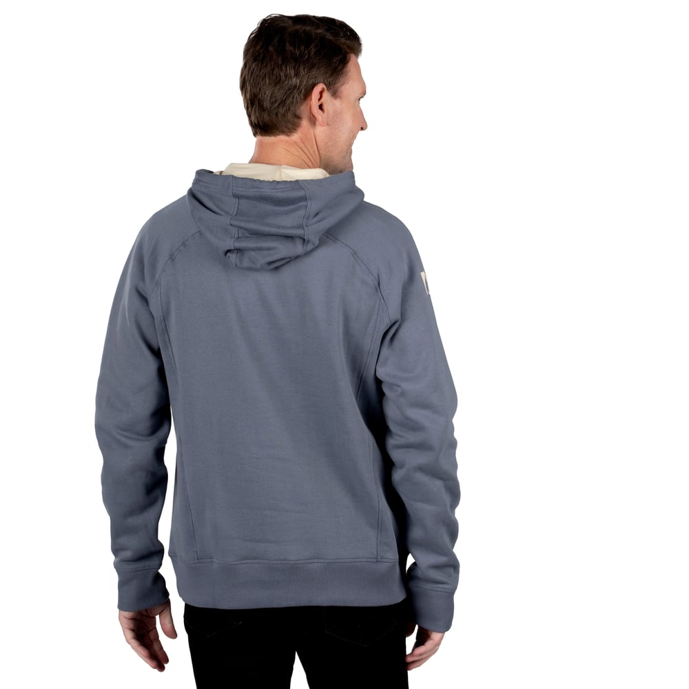 Water-Repellent Pullover Hoodie – Athletic Fit Gray Stone - Image 8