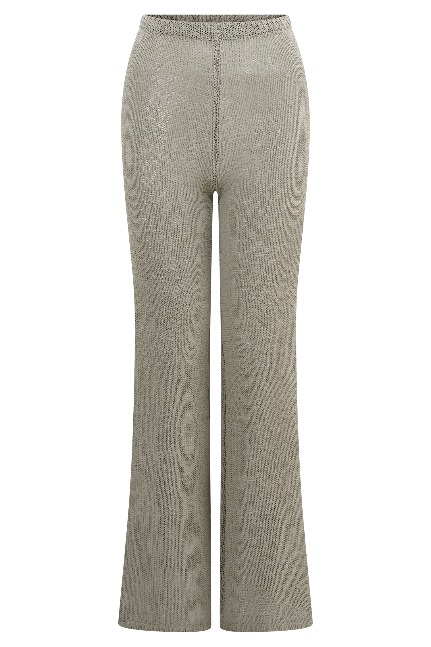 Malani Wide Leg Knit Pants - Sage - Image 7